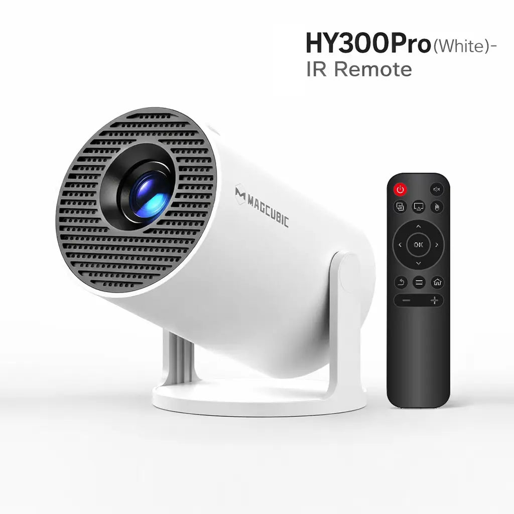 [US Warehouse] Magcubic Hy300Pro Projector 290ANSI Android 14 Dual Wifi6 8K 4K Decode Auto Keystone Correction Wireless BT5.4 130"Screen 1280*720P Built-In Speaker Allwinnerh726 Mini Portable Outdoor Gift Projectors for Bedroom#Summerwins #Dealsforyoudays