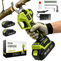 SEESE Electric Pruning Shears for Gardening: 1.25" Cutting Cordless Power Pruner, Brushless Motor, Dual21V Battery for Tree & Flowertrimming