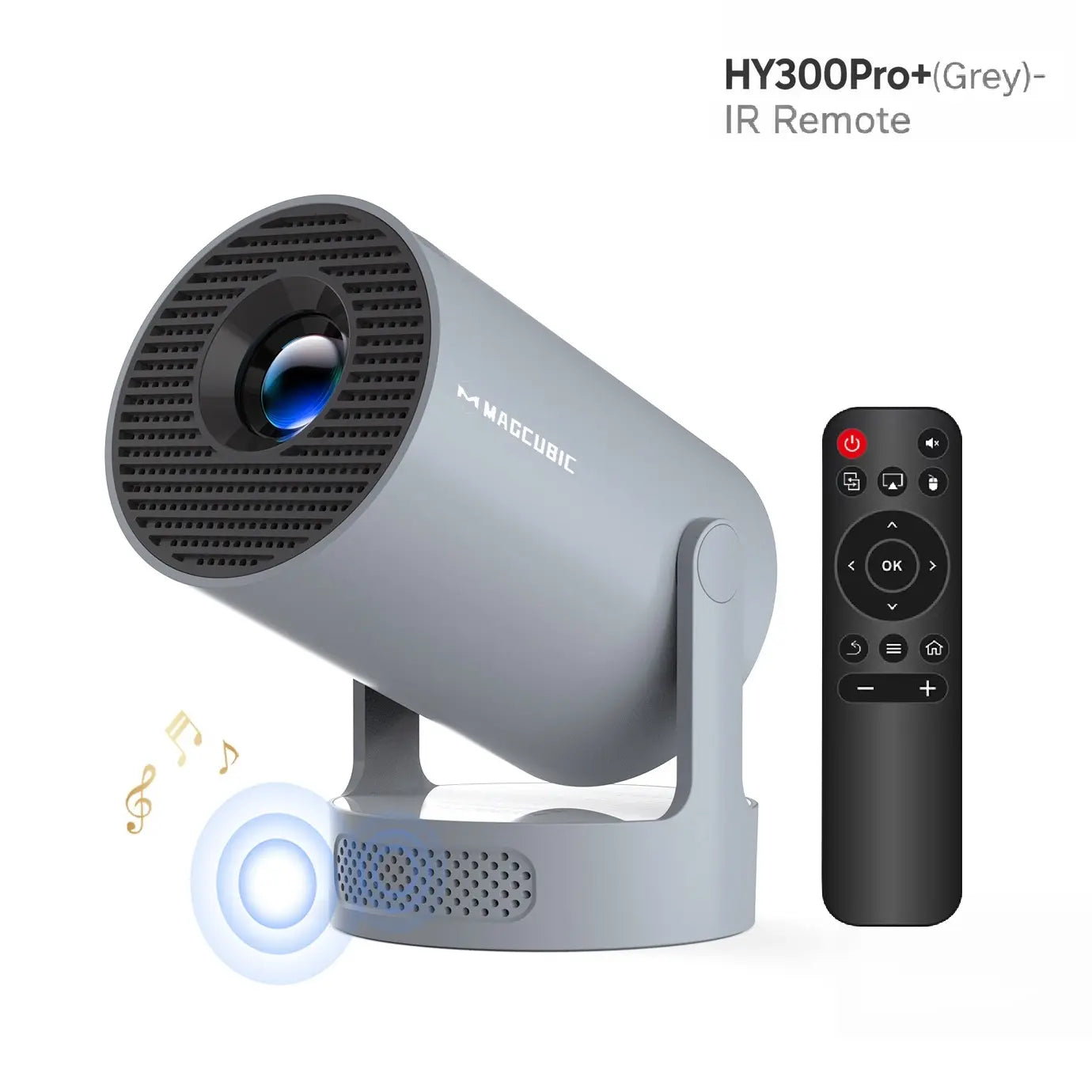 [US Warehouse] Magcubic Hy300Pro Projector 290ANSI Android 14 Dual Wifi6 8K 4K Decode Auto Keystone Correction Wireless BT5.4 130"Screen 1280*720P Built-In Speaker Allwinnerh726 Mini Portable Outdoor Gift Projectors for Bedroom#Summerwins #Dealsforyoudays