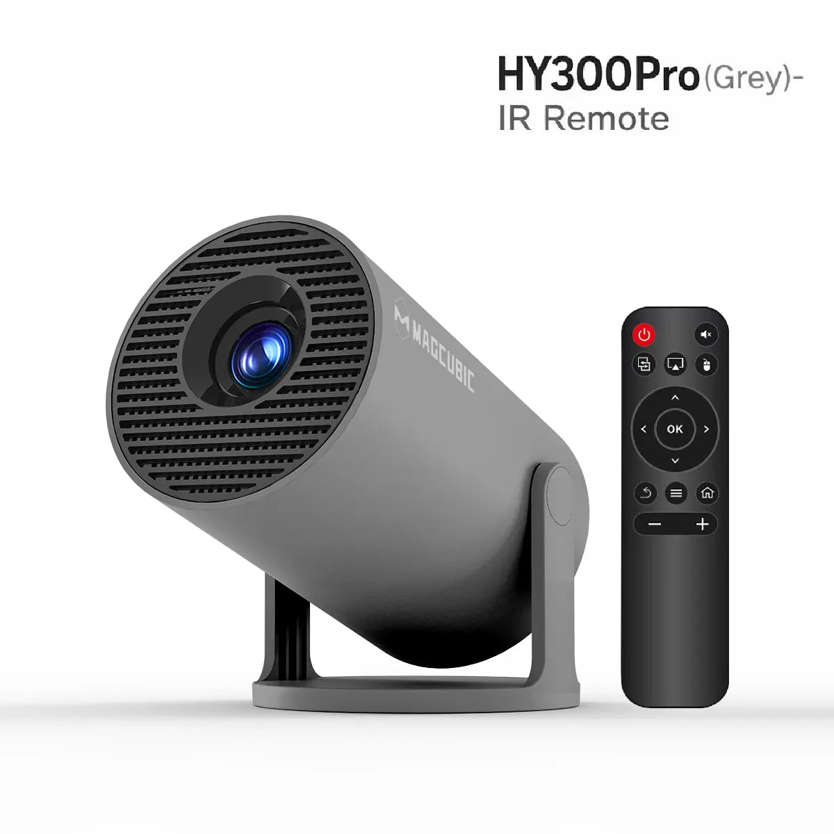 [US Warehouse] Magcubic Hy300Pro Projector 290ANSI Android 14 Dual Wifi6 8K 4K Decode Auto Keystone Correction Wireless BT5.4 130"Screen 1280*720P Built-In Speaker Allwinnerh726 Mini Portable Outdoor Gift Projectors for Bedroom#Summerwins #Dealsforyoudays